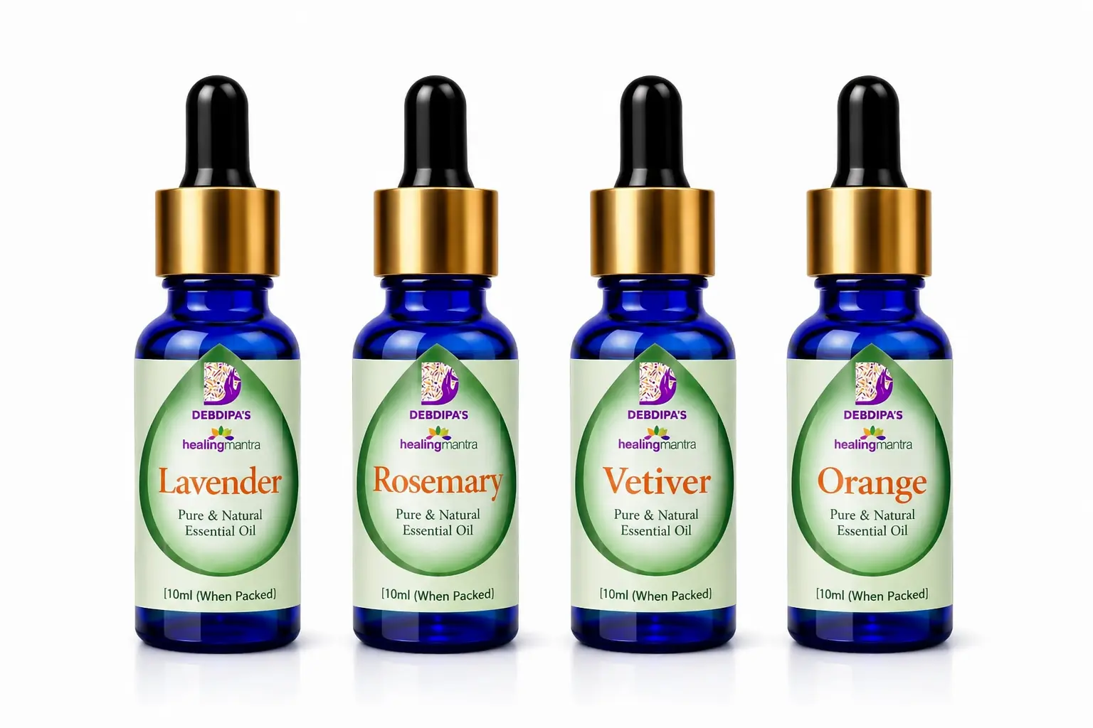 Essential Oils Pack of 4